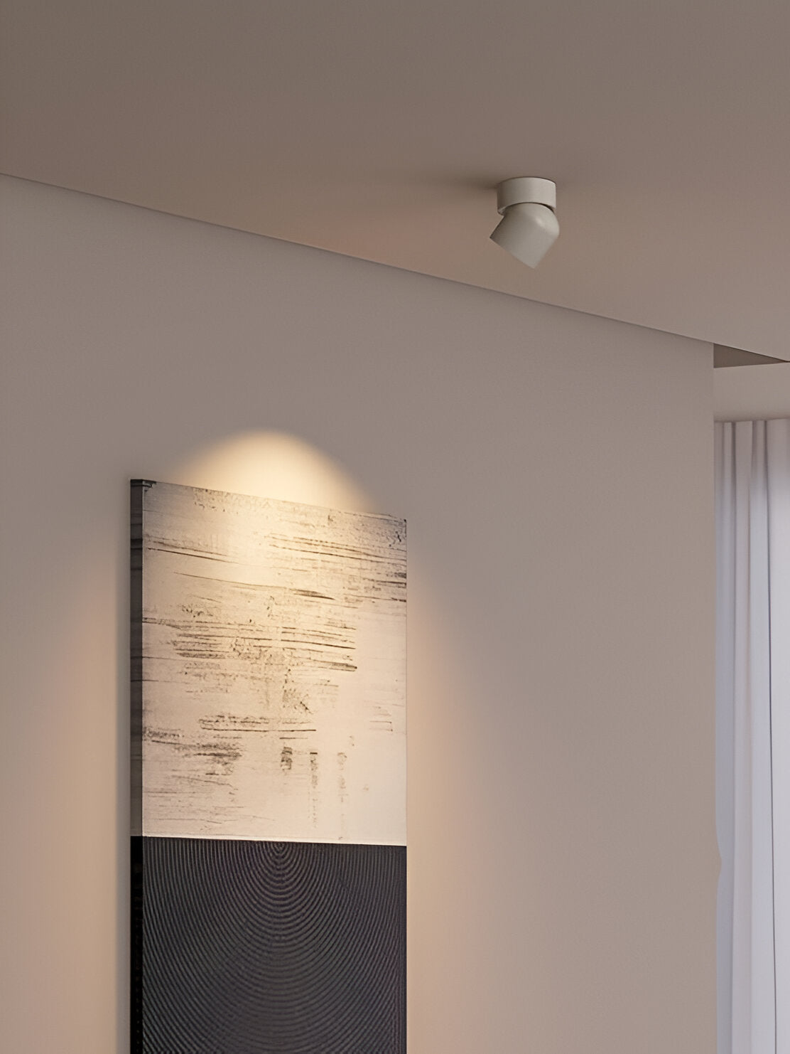 Surface Mounted Rotating Indoor Lighting